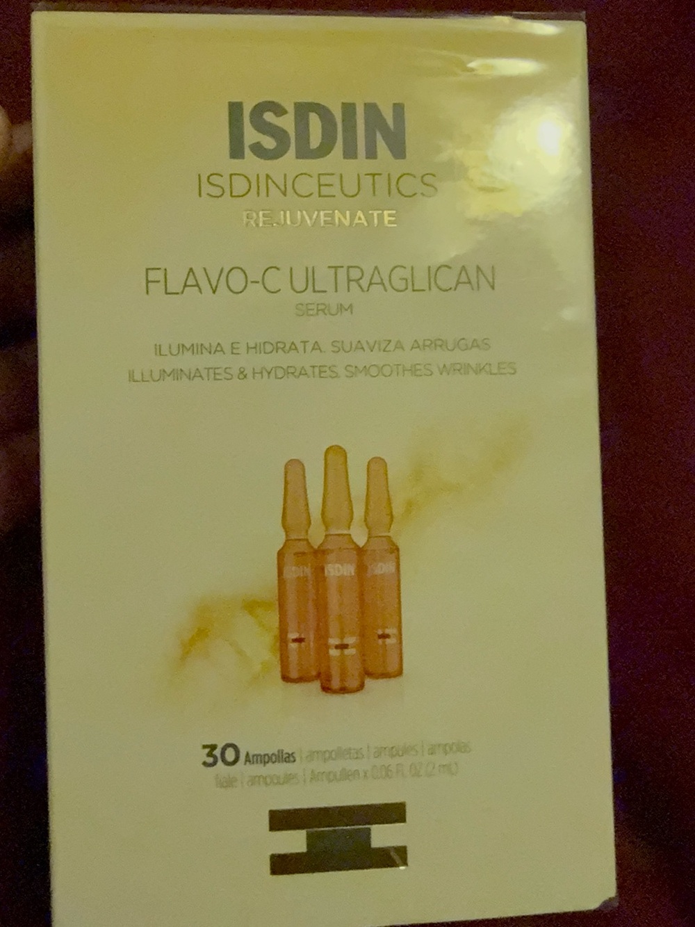 Isdinceutics Flavo-C Ultraglican Serum Ampoules - Gold